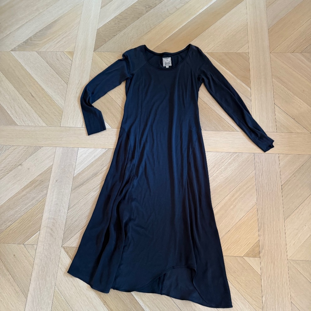 Black silk and cotton dress Go by GoSillk